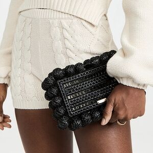 Cult Gaia Eos Rattan Clutch
